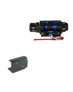 Viper 4500lbs V3 Winch Blue Rope With Mount For Kawasaki Prairie 650 2001-2003