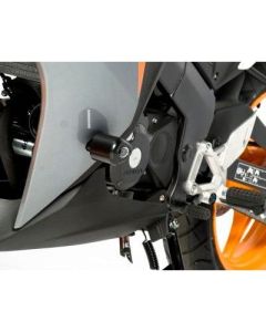 R&G Racing Black Aero Style Crash Protectors For 2011-2017 Honda CBR125R