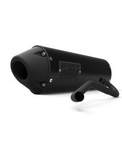 HMF Muffler Honda TRX 450R 06-14 Black Performance Full System Exhaust Blackout Euro End Cap Side Mount