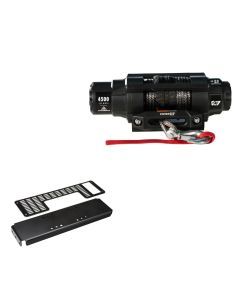 Viper 4500lbs V3 Winch Black Rope With Mount For Polaris Ranger 500 2002-2008