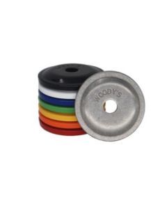 Round Grand Digger Support Plates Powder Coated Black 48