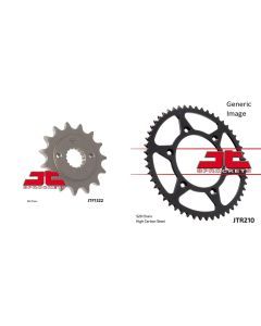 Front and Rear Steel Sprocket Kit for OffRoad HONDA XR400R 1996-2004