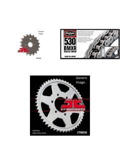 530 BMXR Chain Natural, Front & Rear Sprocket Kit for SUZUKI GS700E/ES 1985