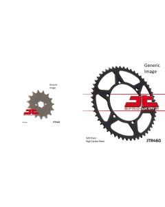 Front and Rear Steel Sprocket Kit for OffRoad KAWASAKI KX125J 1992-1993