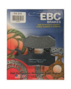 EBC 1 Pair Premium SFA Organic OE Replacement Brake Pads MPN FA215