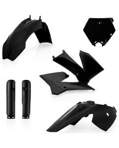 Acerbis Black Full Plastic Kit for KTM - 2253110001
