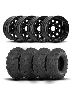 ITP Delta Steel 14" Wheels And Mud Lite Tires [30x10-14]