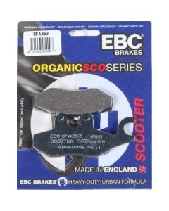 EBC 1 Pair Premium SFA Organic OE Replacement Brake Pads MPN SFA353