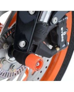 R&G Racing Black Fork Protectors For 2021-2023 Husqvarna 125 Svartpilen