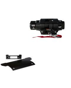 Viper 6000lbs V3 Winch Black Rope With Mount For Polaris Ranger Crew Diesel 1000 2016-2018