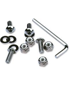 Motion Pro Chrome License Plate Frame Hardware 33-1000