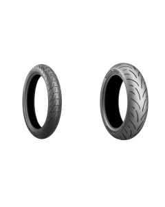 Bridgestone Battlax Adventurecross Scrambler AX41S And T33 Tire Pair For Ducati 1100 Monster / EVO 09-13