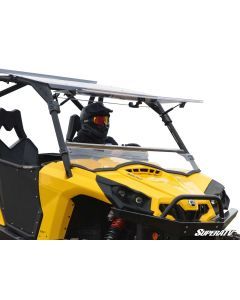 SuperATV Can-Am Commander 2011-2020 Scratch Resistant Flip Windshield FWS-CA-COM-001-70