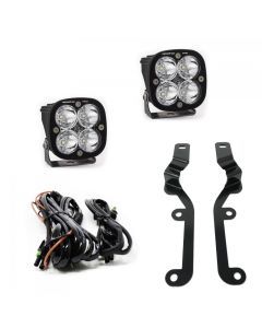 Baja Designs A-Pillar Light Kit Pair Squadron Pro Series Driving/Combo Pattern Clear Lens 447525