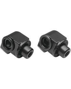 Kuryakyn Splined Rear Black Footpeg Adaptors 3899