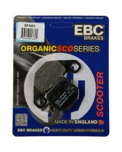 EBC 1 Pair Premium SFA Organic OE Replacement Brake Pads MPN SFA83
