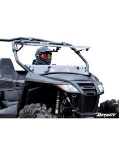 SuperATV Arctic Cat Wildcat Trail Scratch Resistant Flip Windshield FWS-AC-T-70