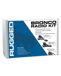Rugged Radios Ford Bronco Two-Way GMRS Mobile Radio Kit