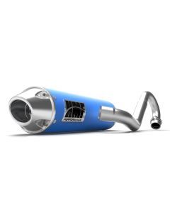 HMF Muffler Can-Am Outlander 1000 MAX 13-24 Octane Blue Performance Full System Exhaust Euro End Cap