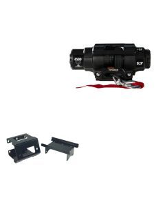 Viper 4500lbs V3 Winch Black Rope With Mount For Polaris Sportsman X2 550 2010-2014