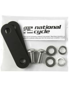 National Cycle Footrest Mount 76mm Black BAG#4015-76MM