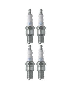 Set 4 NGK Standard Spark Plugs for Kawasaki KX100 2013-2009 Engine 100cc