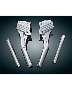 Kuryakyn Deluxe Chrome Neck Frame Covers Accent Trim Harley Touring Bagger 95-05