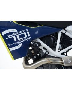 R&G Racing White Aero Style Crash Protection Bobbins For 2016-2024 Husqvarna 701 Enduro