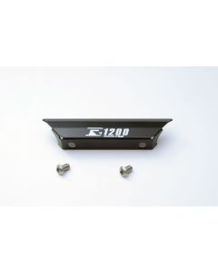 R&G Racing Black Footrest Delete Blanking Plates For 2015-2018 BMW R1200R ABS