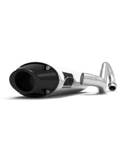 HMF Muffler Polaris Outlaw 500 06-07 Brushed Performance Full System Exhaust Black Euro End Cap