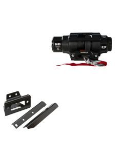 Viper 6000lbs V3 Winch Black Rope With Mount For Polaris RZR S 2008-2014