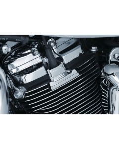 Kuryakyn Chrome Precision Spark Plug Covers 17-18 Harley Touring Trike Softail
