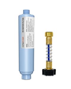 RV Camper Inline Water Filter Reduce Chlorine Camping Water Hose Filter