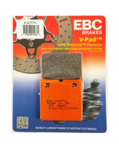 EBC 1 Pair V-Pad Semi-Sintered Touring Brake Pads MPN FA77V