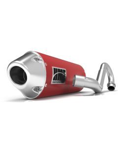 HMF Muffler Yamaha YFZ 450 04-13 Candy Red Performance Full System Exhaust Euro End Cap Side Mount