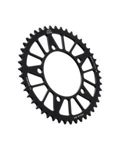 JT Sprockets Rear Racelite Aluminum Race Sprocket Black 43 Tooth 43T 520 Chain