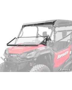 SuperATV Honda Pioneer 1000 Scratch-Resistant 3-in-1 Windshield WS-H-PIO1K5-3N1-70