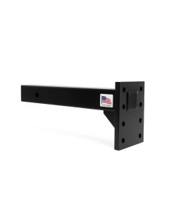Rigid Hitch Pintle Mount Plate (RPM-1225-S) 16,000 lbs. Capacity, 2-1/2" Solid Shank, 12 Inch Plate - Made in USA