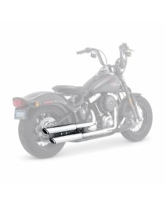 Vance & Hines Twin Slash 3in 2-2 Slip-On Exhaust Stainless Steel 16341