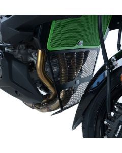 R&G Racing Black Downpipe Grill For 2019-2024 Kawasaki Versys 1000 KLZ1000 SE LT+