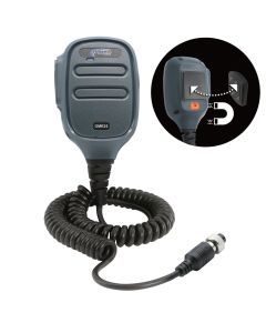 Rugged Radios Hand Mic for GMR25 Mobile Radio with Scosche MagicMount HM-GMR25