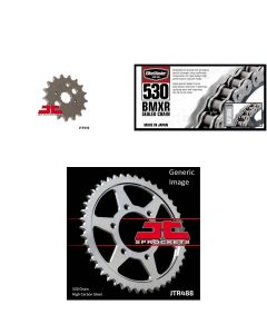 530 BMXR Chain Nat,Front & Rear Sprocket Kit KAW ZX900C Ninja ZX-9R 1998-1999