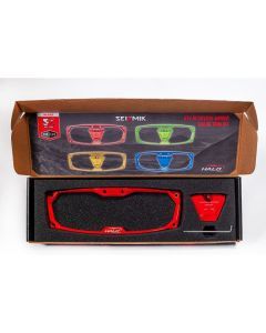 Seizmik Halo-RA Series Cast Aluminum Trim Kit Rearview - Red 56-18100