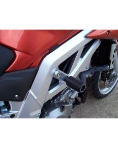 R&G Racing Black Classic Style Crash Protectors For 2003-2005 Suzuki SV1000 Bikini