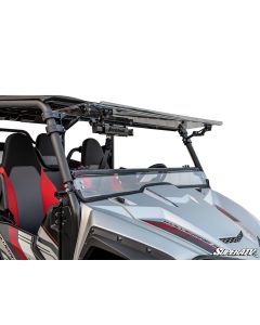 SuperATV Yamaha Wolverine X4 850 2018-2020 Scratch-Resistant Flip Windshield FWS-Y-WV-X4-70