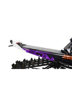 Straightline Hide 'N' Go Rear Bumper 146" SLASH Tunnel - White Handle, Purple Plates Bumper with built in storage