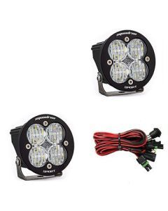 Baja Designs LED Light Pod Pair Squadron-R Sport Series Wide Cornering Pattern Clear Lens Universal 587805
