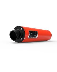 HMF Muffler Can-Am Outlander XMR 11-12 Can-Am Red Performance Slip On Exhaust Black Turn Down End Cap