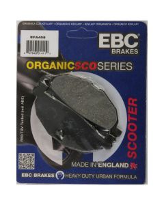 EBC 1 Pair Premium SFA Organic OE Replacement Brake Pads MPN SFA408