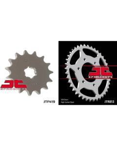 Front & Rear Sprocket Kit for SUZUKI TS400 J,K,L,M,A,B-USA 72-77 JT Sprockets
